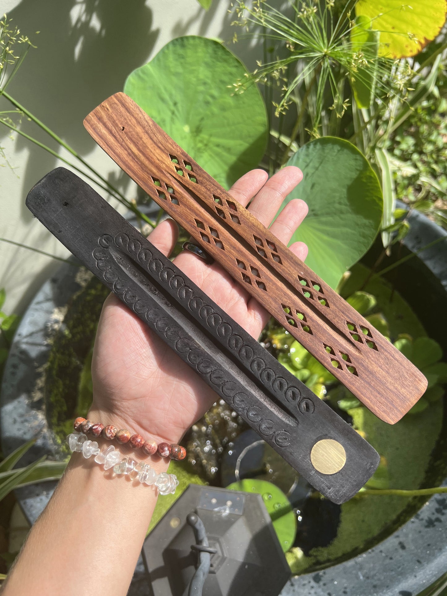 Wooden Incense Holder