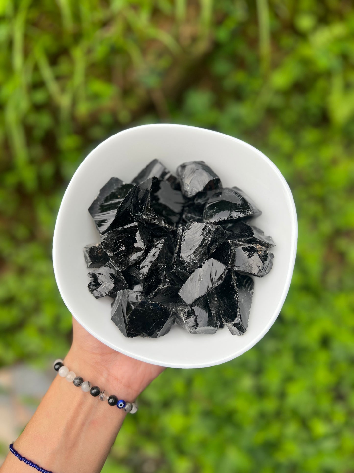 Raw Black Obsidian