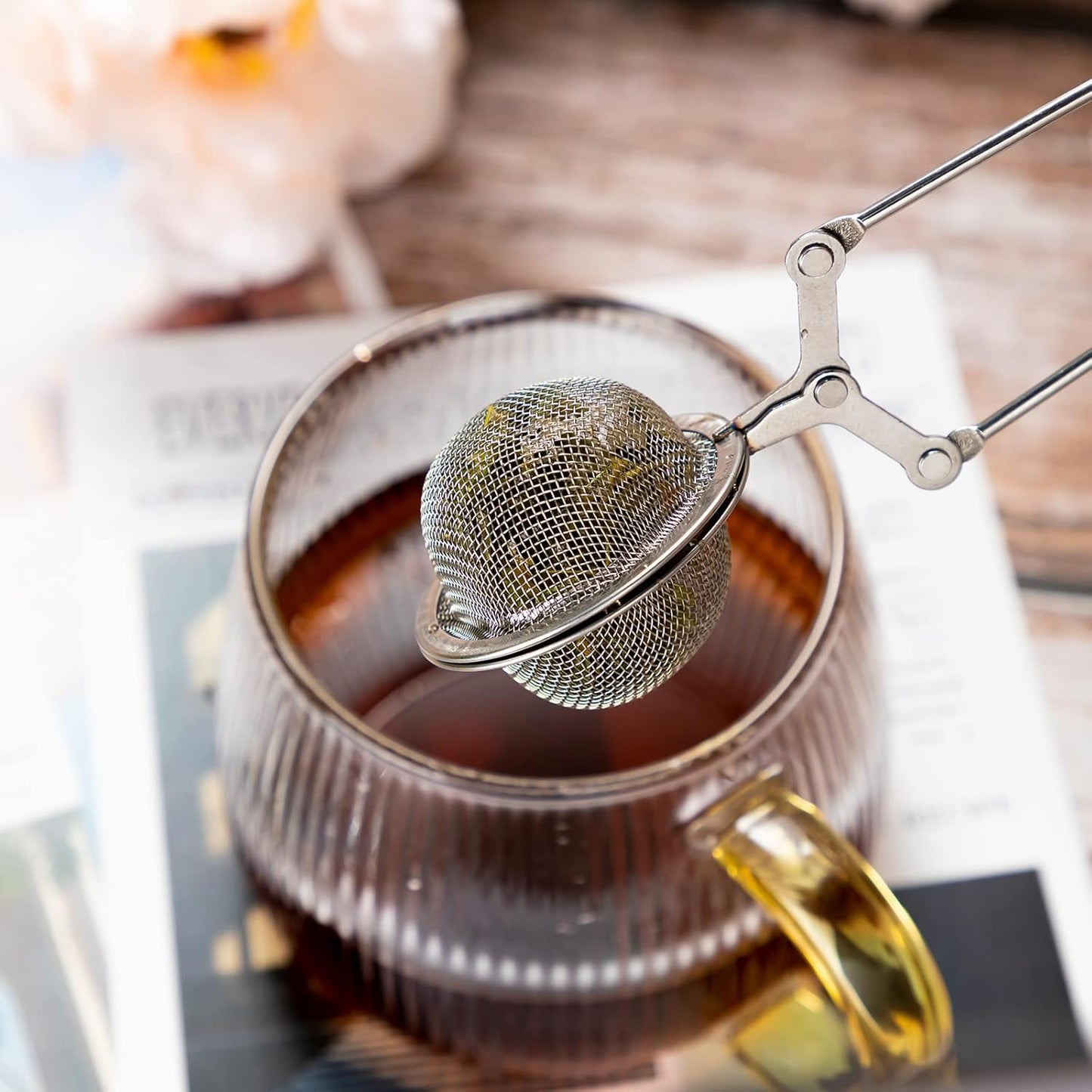 Silver Loose Leaf Tea Strainer