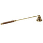 Brass Candle Snuffer | Wooden Handle