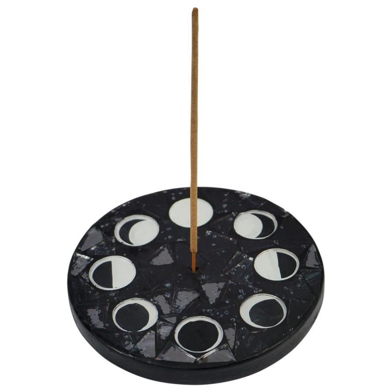 Mosaic Moon Phase Incense Holder