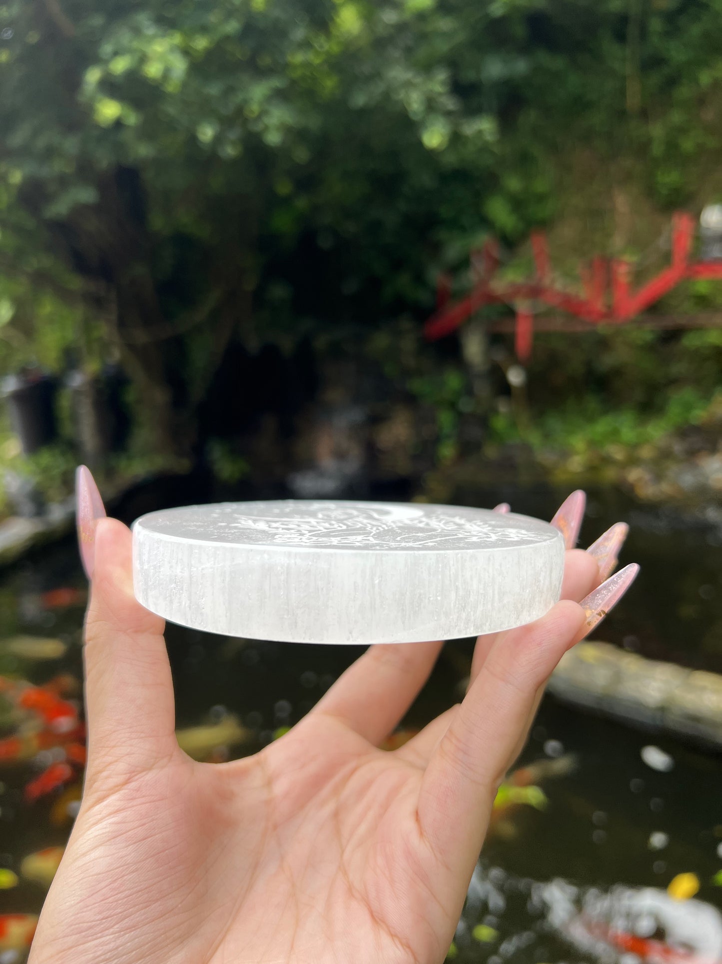 Custom Selenite Goddess Charging Plate
