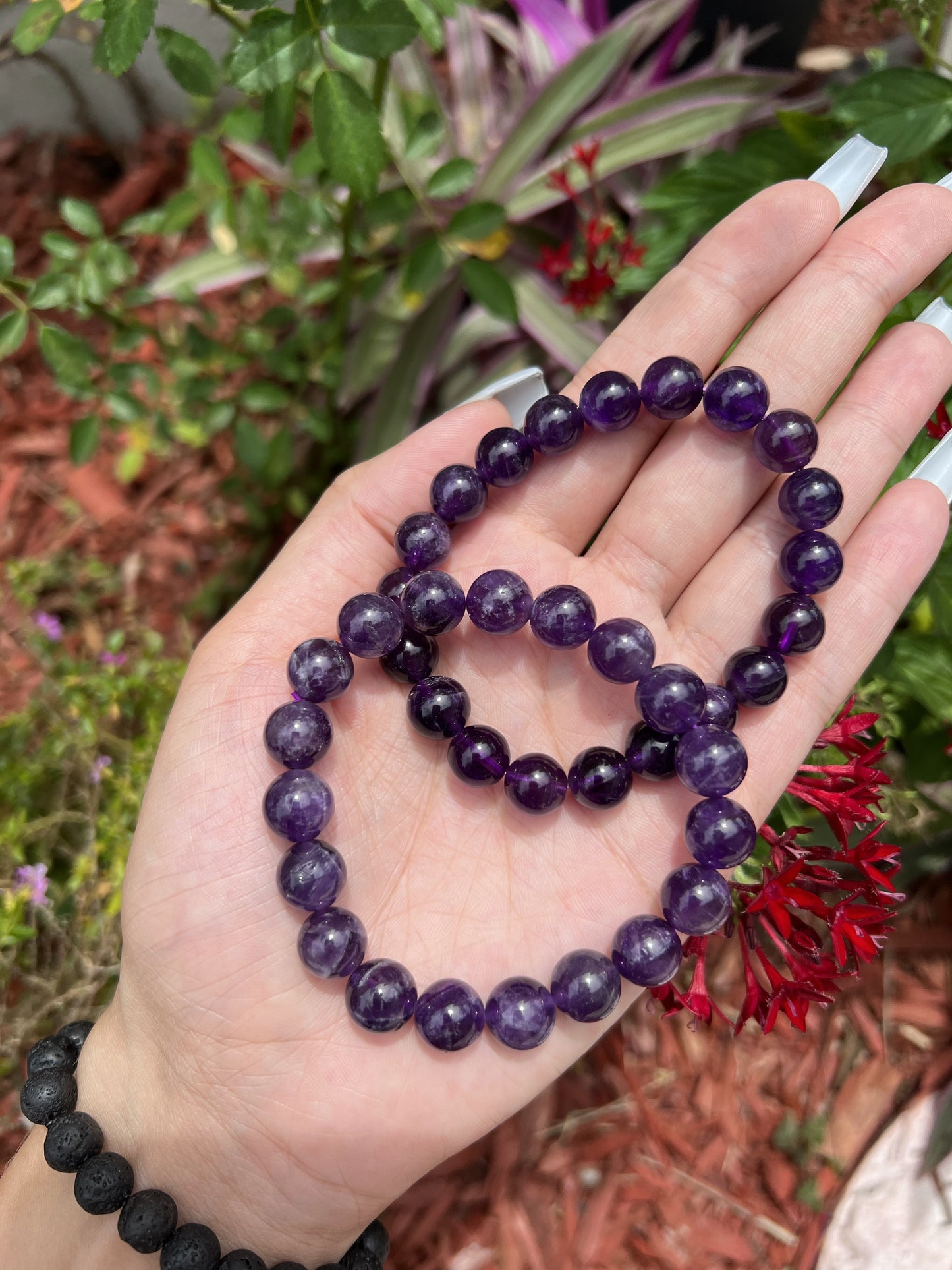Amethyst 10mm Bracelet
