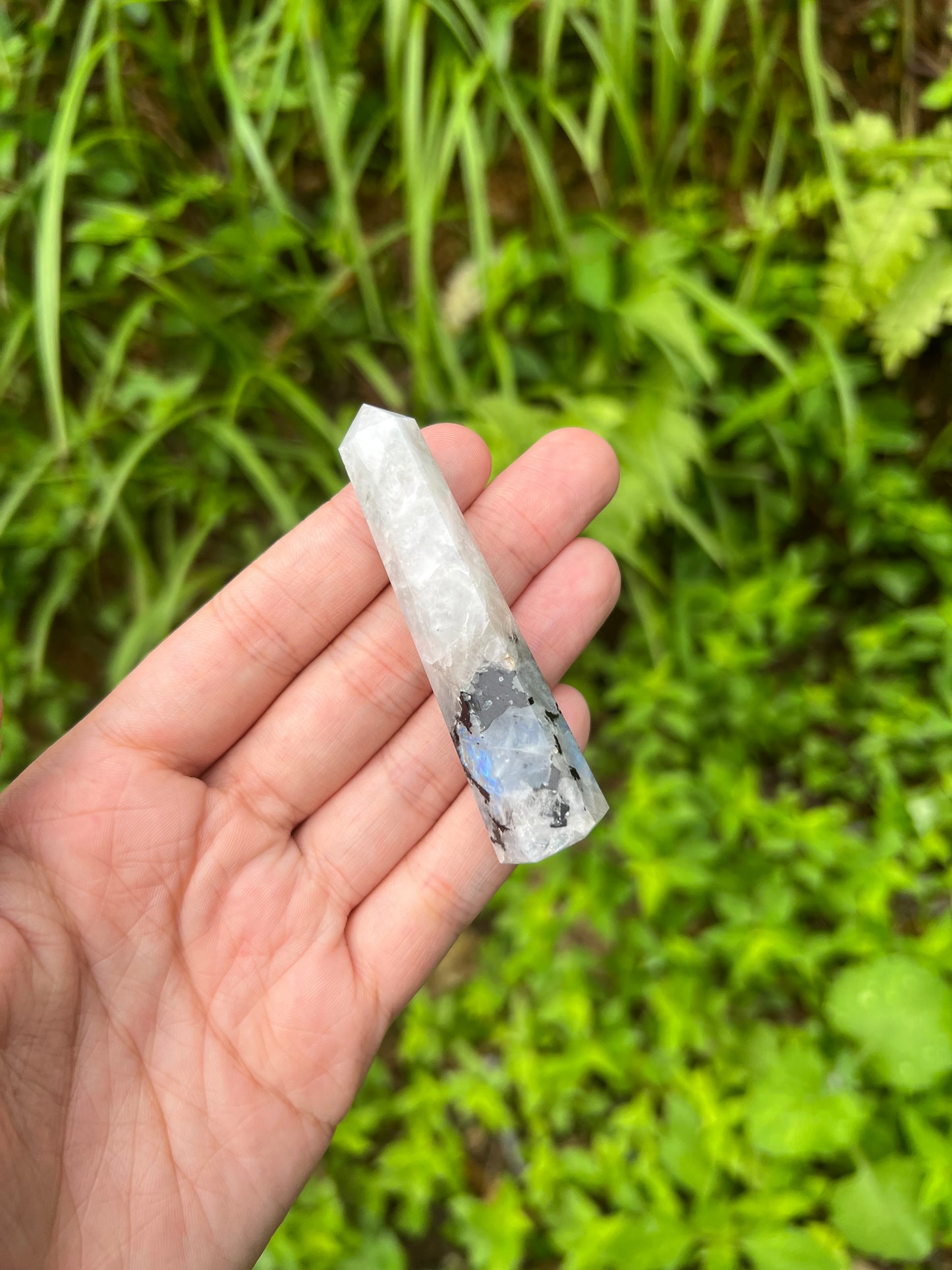 Rainbow Moonstone Points